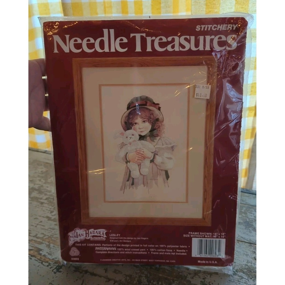 Brand New Sealed Needle Treasures Crewel Embroidery Kit Jan Hagara Lesley